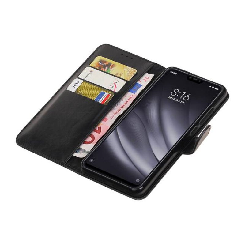 Pull Up Bookstyle for XiaoMi Mi 8 Lite Black