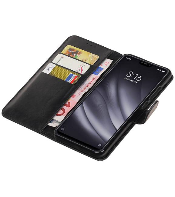 Pull Up Bookstyle for XiaoMi Mi 8 Lite Black