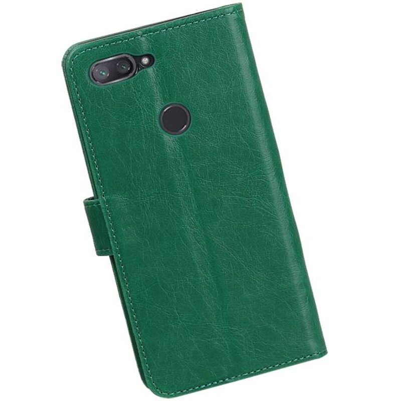 Pull Up Bookstyle voor XiaoMi Mi 8 Lite Groen