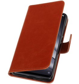 Pull Up Bookstyle for XiaoMi Mi 8 Lite Brown