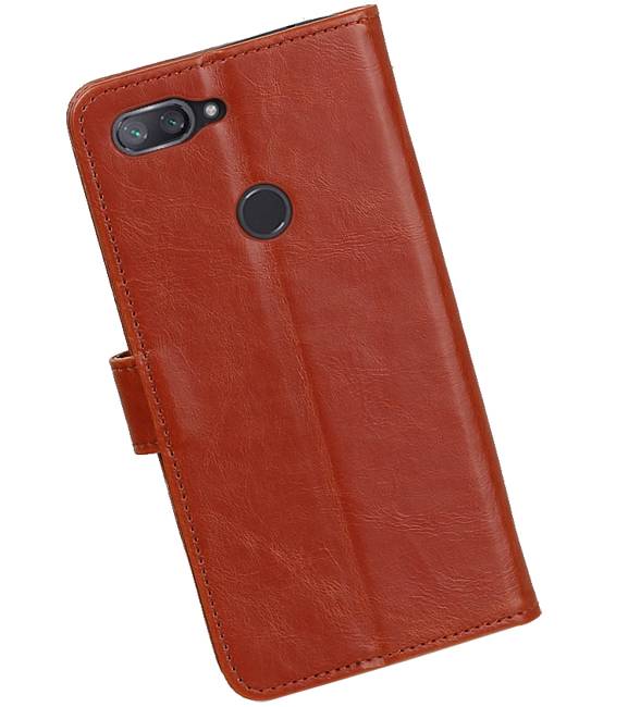 Pull Up Bookstyle for XiaoMi Mi 8 Lite Brown