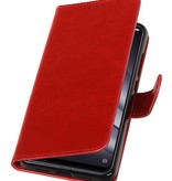 Pull Up Bookstyle for XiaoMi Mi 8 Lite Red