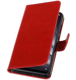 Pull Up Bookstyle for XiaoMi Mi 8 Lite Red