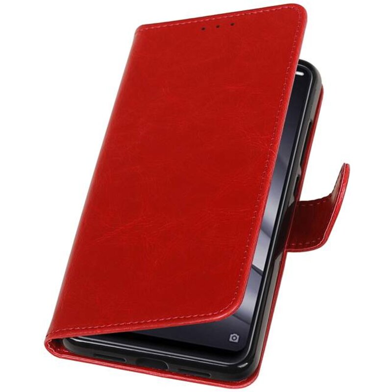 Pull Up Bookstyle for XiaoMi Mi 8 Lite Red