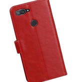 Pull Up Bookstyle for XiaoMi Mi 8 Lite Red