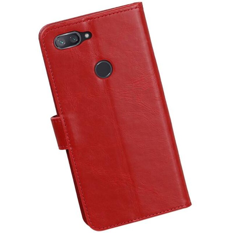Pull Up Bookstyle für XiaoMi Mi 8 Lite Red