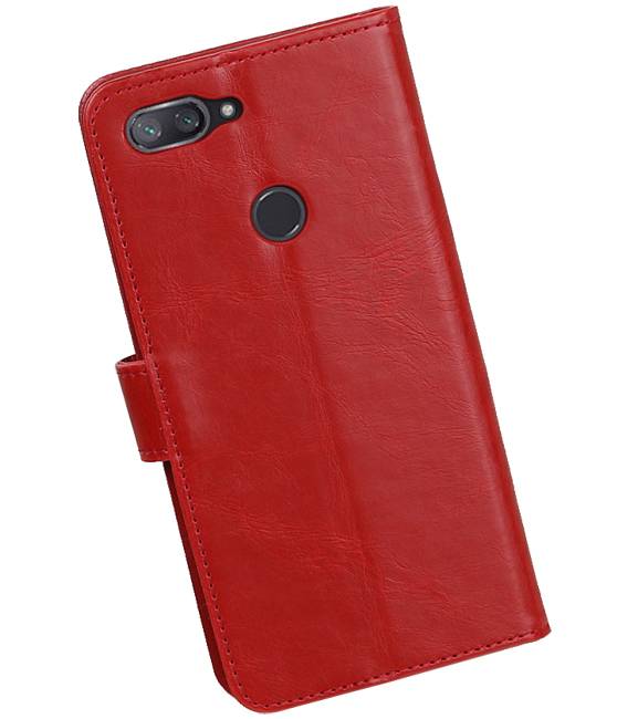 Pull Up Bookstyle voor XiaoMi Mi 8 Lite Rood