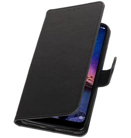 Pull Up Bookstyle pour XiaoMi Redmi Note 6 Pro Noir