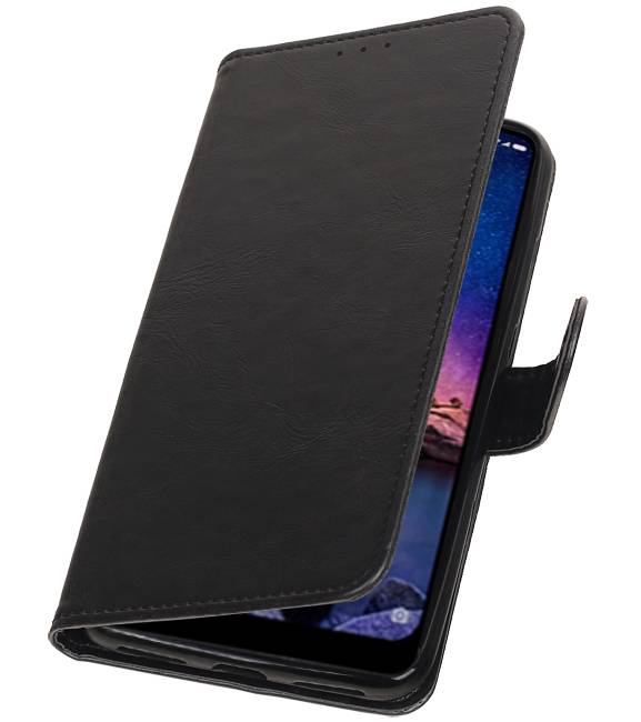 Pull Up Bookstyle para XiaoMi Redmi Note 6 Pro Black