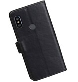 Pull Up Bookstyle pour XiaoMi Redmi Note 6 Pro Noir