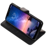 Pull Up Bookstyle pour XiaoMi Redmi Note 6 Pro Noir