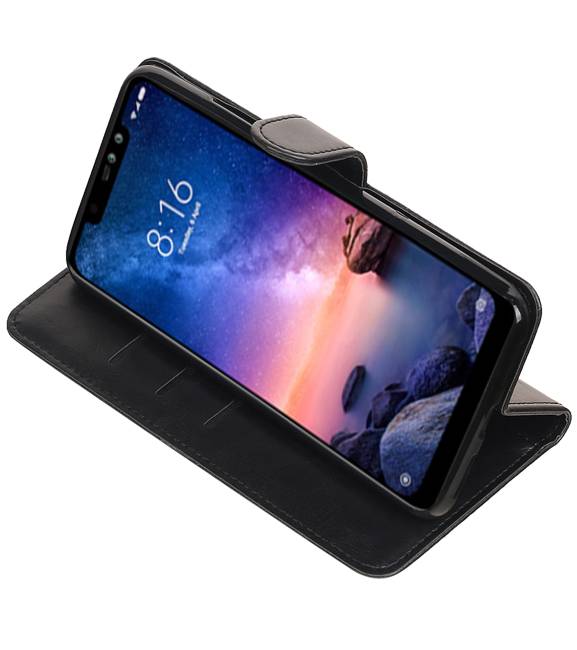 Pull Up Bookstyle for XiaoMi Redmi Note 6 Pro Black