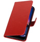 Pull Up Bookstyle for XiaoMi Redmi Note 6 Pro Red
