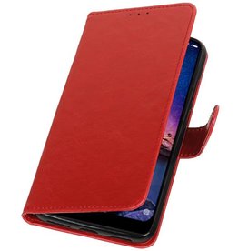Pull Up Bookstyle für XiaoMi Redmi Note 6 Pro Red