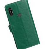 Pull Up Bookstyle para XiaoMi Redmi Note 6 Pro Green