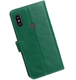Pull Up Bookstyle pour XiaoMi Redmi Note 6 Pro Vert
