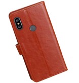 Pull Up Bookstyle per XiaoMi Redmi Note 6 Pro Brown