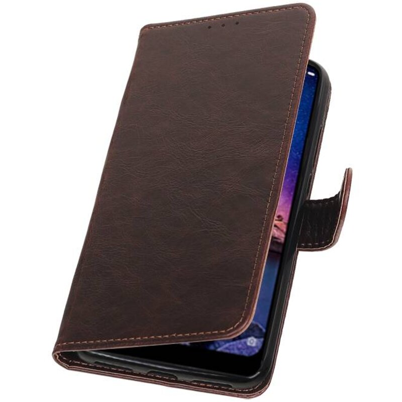 Pull Up Bookstyle para XiaoMi Redmi Note 6 Pro Mocca
