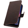 Pull Up Bookstyle voor XiaoMi Redmi Note 6 Pro Mocca