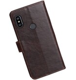 Pull Up Bookstyle pour XiaoMi Redmi Note 6 Pro Mocca