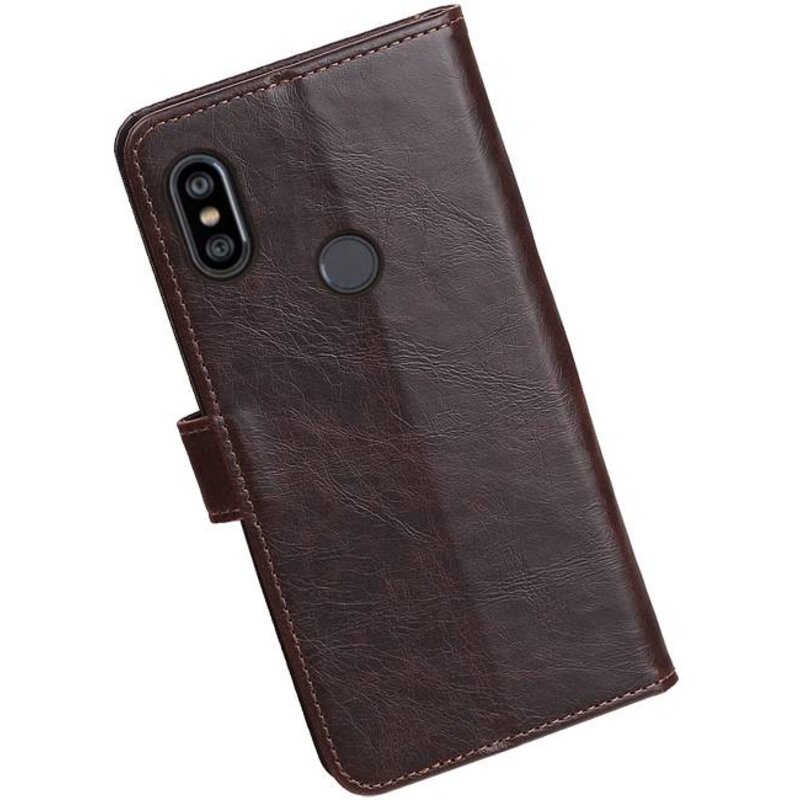 Pull Up Bookstyle for XiaoMi Redmi Note 6 Pro Mocca