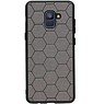 Hexagon Hard Case til Samsung Galaxy A8 Plus 2018 Grå