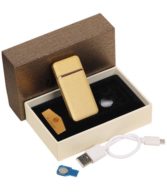 Electric rechargeable lighter Gold