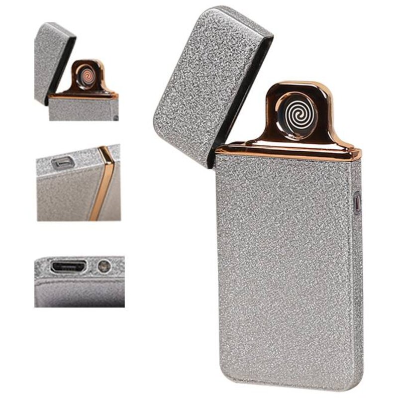 Electric rechargeable lighter Silver