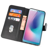 Bookstyle Wallet Cases Hoesje voor Galaxy A8s Zwart