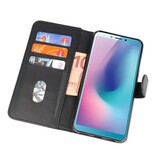 Custodia a portafoglio per Custodia per Galaxy A8s Nero