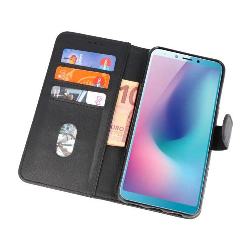 Custodia a portafoglio per Custodia per Galaxy A8s Nero