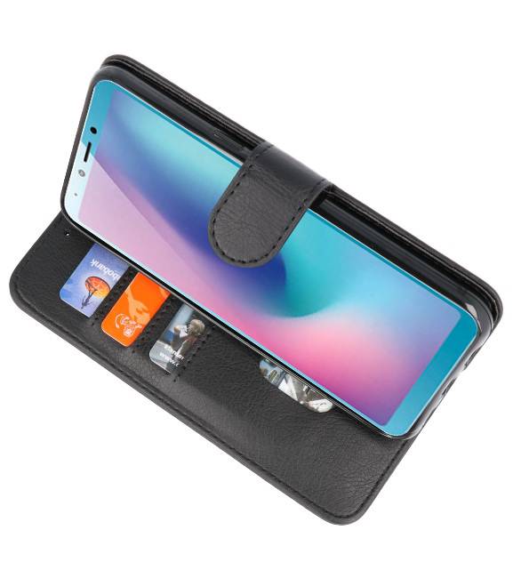 Bookstyle Wallet Cases Hoesje voor Galaxy A8s Zwart