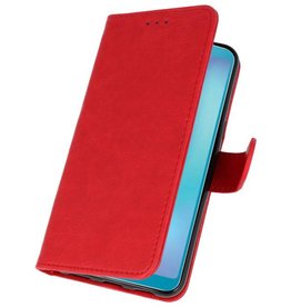 Bookstyle Wallet Cases Taske til Galaxy A8s Red