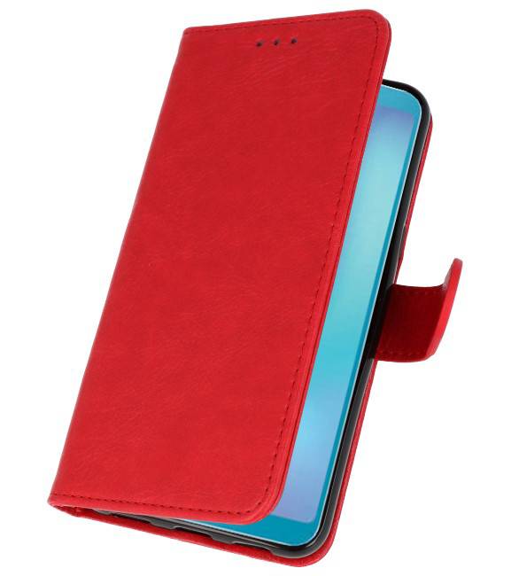 Bookstyle Wallet Cases Hoesje voor Galaxy A8s Rood