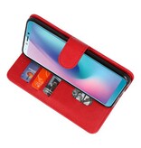 Custodia a portafoglio per Custodia per Galaxy A8s Rosso