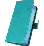 Bookstyle Wallet Cases Hoesje voor Galaxy A8s Groen