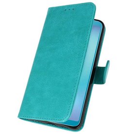 Etuis portefeuille pour Galaxy A8s Green