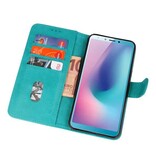 Custodie per portafogli Bookstyle per Galaxy A8s Green