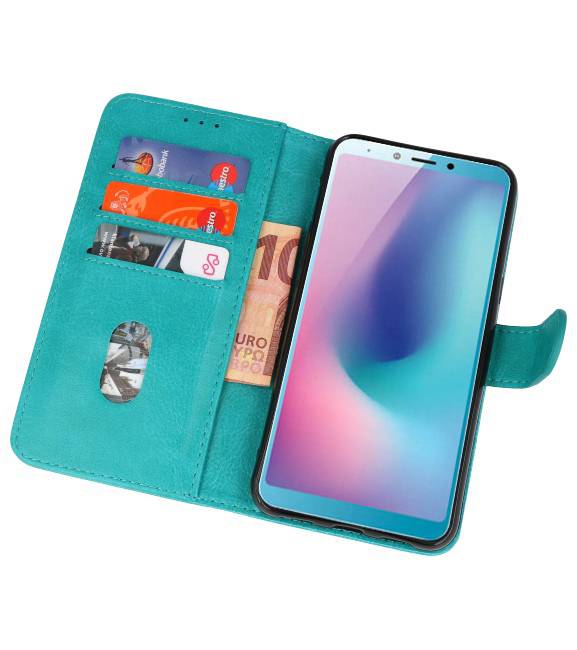 Custodie per portafogli Bookstyle per Galaxy A8s Green