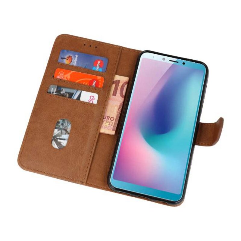 Custodie per portafogli Bookstyle per Galaxy A8s Brown