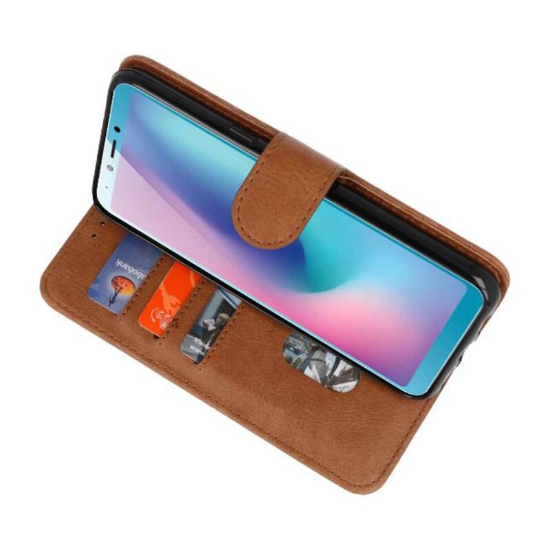 Custodie per portafogli Bookstyle per Galaxy A8s Brown