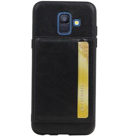 Portrait Back Cover 1 Cards per Galaxy A6 2018 Black