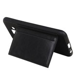 Retrato de la contraportada 1 tarjetas para Galaxy A6 2018 negro