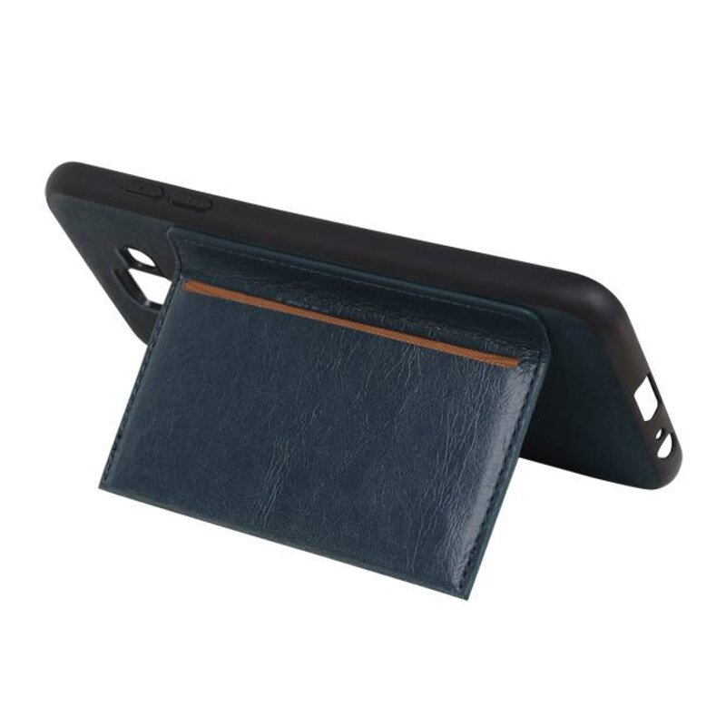 Cubierta posterior 1 Tarjetas para Galaxy A6 2018 Navy
