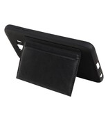 Couverture Arrière Portrait 1 Cartes pour Galaxy J4 Noir
