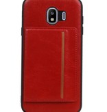 Standing Back Cover 1 Passes for Galaxy J4 Red