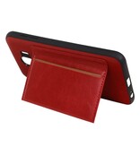 Standing Back Cover 1 Passes for Galaxy J4 Red