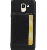 Portrait Back Cover 1 Cards per Galaxy J6 Black