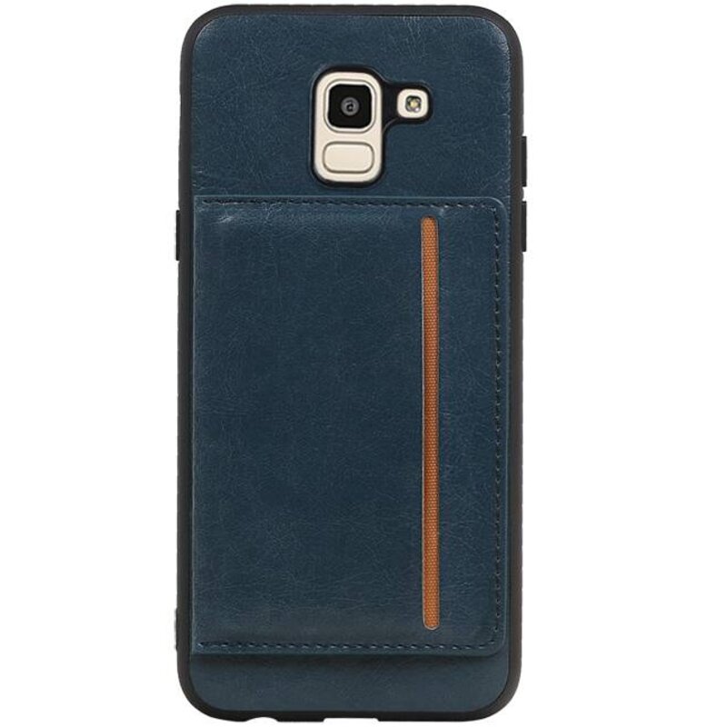 Copertina Posteriore del Ritratto 1 Carte per Galaxy J6 Navy