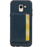 Portrait Back Cover 1 Karten für Galaxy J6 Navy